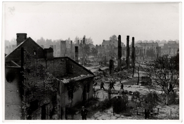 Warsaw, Poland after German Bombing in 1939